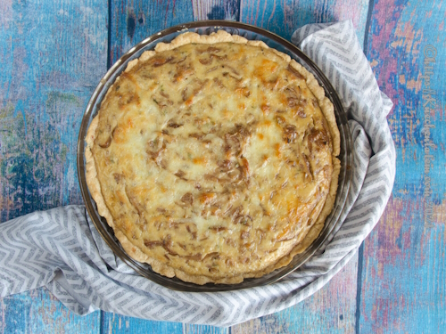 Käse-Zwiebel-Quiche 