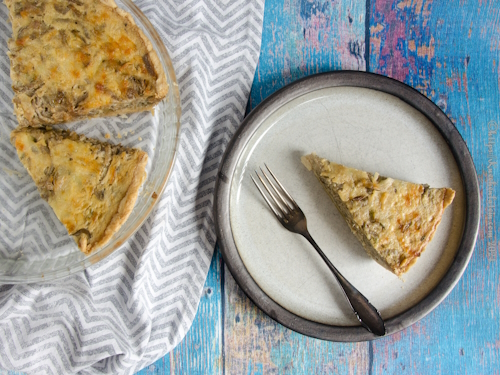 Käse-Zwiebel-Quiche