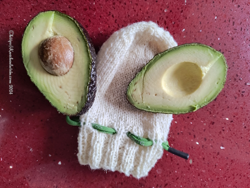 Avocado nach 48 h in Avocado-Socke