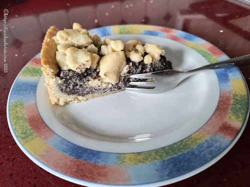 Mohnkuchen mit Quark