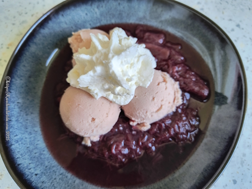 Rotwein-Rhabarberkompott nach Susan Loomi