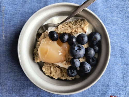 Baked oatmeal cups - Gebackene Haferflockenmuffins