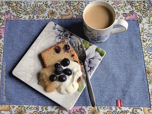 Zitronen-Blaubeerkuchen - Lemon Blueberry Loaf Cake