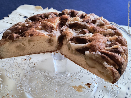 Fyriskaka - schwedischer Apfelkuchen